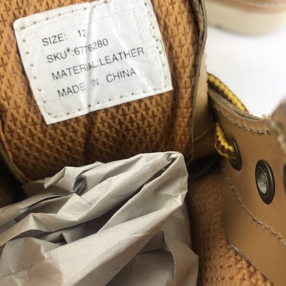 Paratroopers Leather Boots Tan Mens Size 12 - Picture 4 of 11